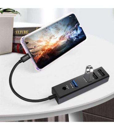 WYEFLOW 4-1 Hub USB-C to 4 USB-A Ports, USB 3.0 and 2.0