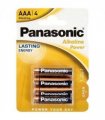 Panasonic AAA Alkaline Battery Pack of 4 -  Box of 12