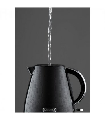 Daewoo Stirling 1.7L Pyramid Electric Kettle 3000w Black SDA2624