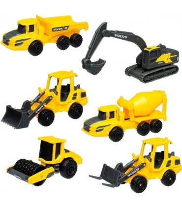 Maisto Mini Working Machines VOLVO CONSTRUCTION SET – Incredibly Detailed Die-Cast Replica Collectible Model M12376