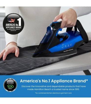 Hamilton Beach 3000W Pro Steam Max  Iron - Blue & Black