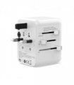 WYEFLUX Global Ease With USB-A & Dual USB-C Quick Charging Ports Travel Adaptor
