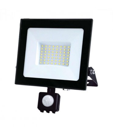 Eveready 50W IP44 LED PIR Floodlight - 5,000 Lumen - 4,000K (Cool White)