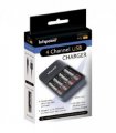 Infapower 4 Channel USB Home Battery Charger + 4 x AA 1300mAh Batteries