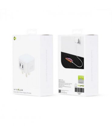 WYEFLUX Dual USB-C Power Adapter PD 20W