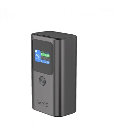 WYEFLUX High Speed Charging Mini Power Bank With LED Display 10K mAh - Dark Grey