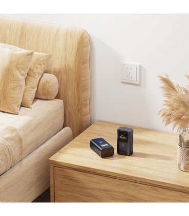 WYEFLUX High Speed Charging Mini Power Bank With LED Display 10K mAh - Dark Grey