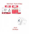 Ven-Dens Dual Port QC 3.0 + PD 20w Fast Charger - Bulk Deal Pack of 25pc