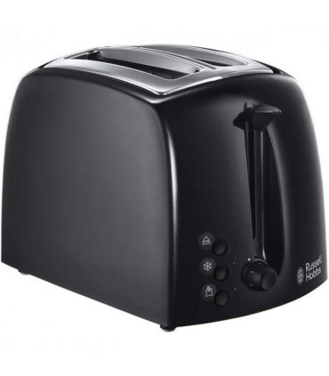 Russell Hobbs Textures 2-Slice Toaster 850 W, Black 21641