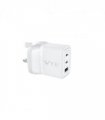 WYEFLUX 67W Dual USB Type C & USB-A Power Adapter (GaN III)