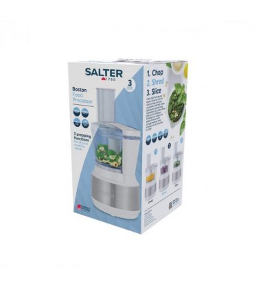 Salter Boston 3 in 1 Food Processor - White