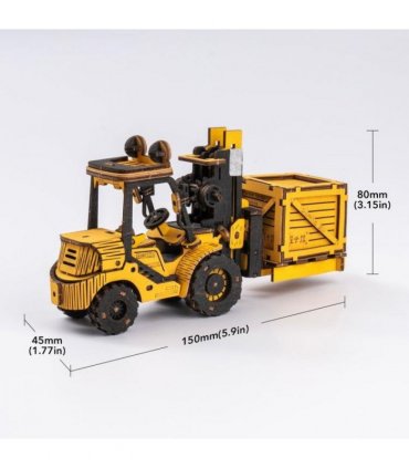 ROBOTIME ROKR Forklift Puzzle Building Toy