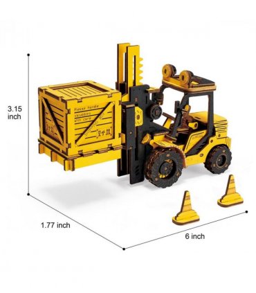 ROBOTIME ROKR Forklift Puzzle Building Toy