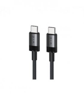 WYE 240W Braided Ultra Fast Charge/Sync C-C Cable 3m Black
