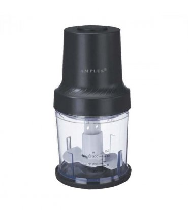 Amplus Electric Chopper 0.8L with 2 Stainless steel blade