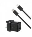 WYEFLUX 32W Dual Port USB-C & USB-A Charging Kit With USB-C to 8-Pin Cable (Gan III)