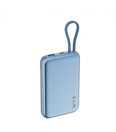 WYEFLUX Magnetic Wireless Power Bank - Blue