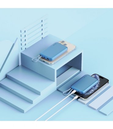 WYEFLUX Magnetic Wireless Power Bank - Blue