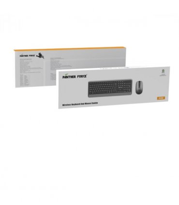 Panther Force Wireless Keyboard & Mouse Set - Silver PF293