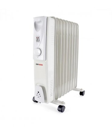 StayWarm 2000w 9 Fin Oil Radiator - Grey