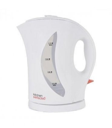 Kitchen perfected kettle 2000W Fast Boil 1.7L and  2 slice toaster - White