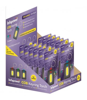 Infapower COB Keyring Torch (Box of 12)