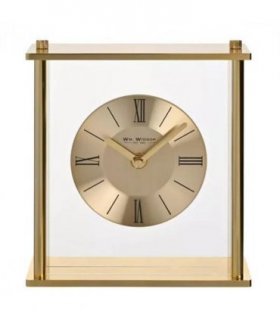 Wm. Widdop Golden Square Roman dial Mantel Clock
