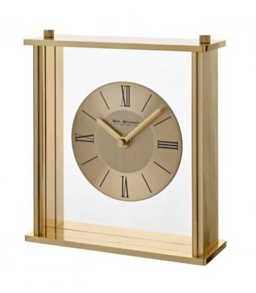 Wm. Widdop Golden Square Roman dial Mantel Clock