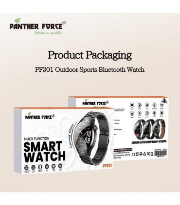 Panther Force 1.52" 3D Spherical Screen SmartWatch