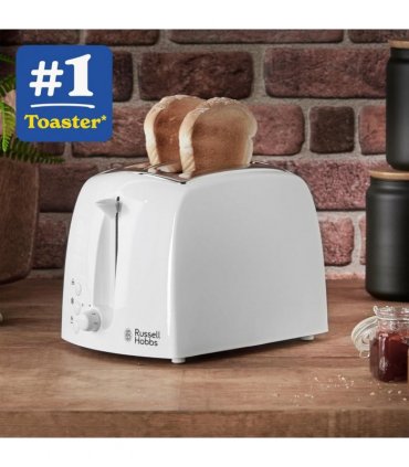 Russell Hobbs Texture 2 Slice Toaster White