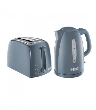 Russell Hobbs Textures Plastic Kettle 1.7 L 3000 W - Grey 21274