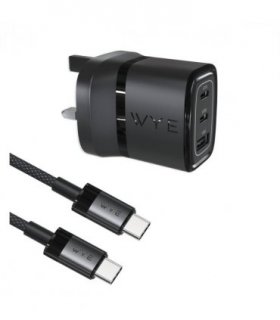 WYEFLUX 67W Multi-Port Laptop & Mobile Phone Charging Kit with USB-C to USB-C Cable (GaN III)