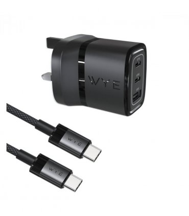 WYEFLUX 67W Multi-Port Laptop & Mobile Phone Charging Kit with USB-C to USB-C Cable (GaN III)