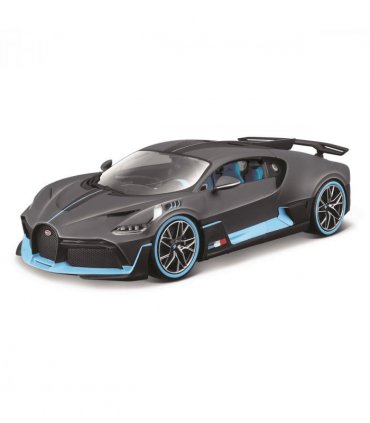 Burago 1:18 Scale Model Car 18-11045 - Bugatti Divo - Grey/Blue