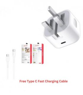 Ven-Dens 20w Fast Charger With Fast Charging Type C to C Cable Free