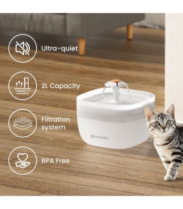 PawQuench (Quiet Water Fountain)