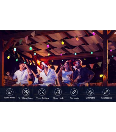 GOVEE RGBIC SMART OUTDOOR LIGHTS 15M