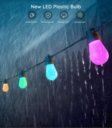 GOVEE RGBIC SMART OUTDOOR LIGHTS 15M