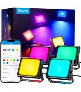 GOVEE RGBICWW LED SMART FLOOD LIGHT 4PCS