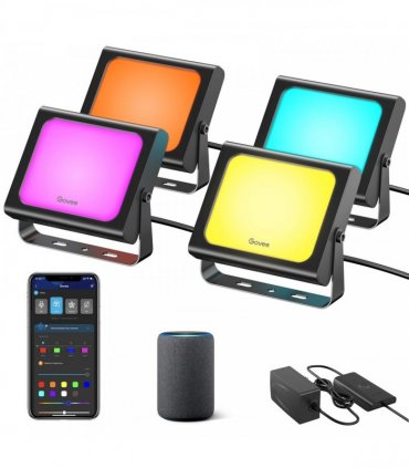 GOVEE RGBICWW LED SMART FLOOD LIGHT 4PCS