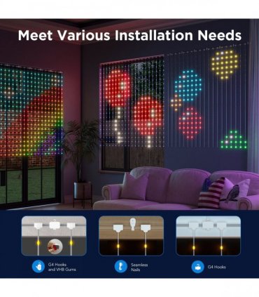 GOVEE CURTAIN LIGHT NETFLIX 400 LED