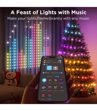 GOVEE CURTAIN LIGHT NETFLIX 400 LED