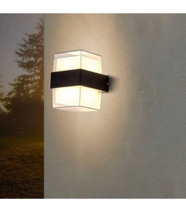 Cuboid Box 12W Up/Down IP54 LED Outdoor Wall Sconce Light~4963