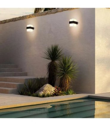 Cuboid Box 12W Up/Down IP54 LED Outdoor Wall Sconce Light~4963
