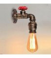 Rustic Red Industrial Water Pipe Wall Light E27~2885