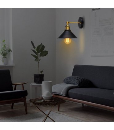 Black Wall Lights Wall Mounted Lamps & Sconces UK ~3150