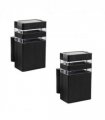Flat Cover Head Garden Outdoor Wall Lamp Single Light~4965