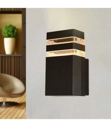 Flat Cover Head Garden Outdoor Wall Lamp Single Light~4965