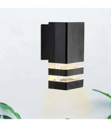 Flat Cover Head Garden Outdoor Wall Lamp Single Light~4965
