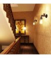 Brushed Silver Industrial Water Pipe Wall Light E27~2883